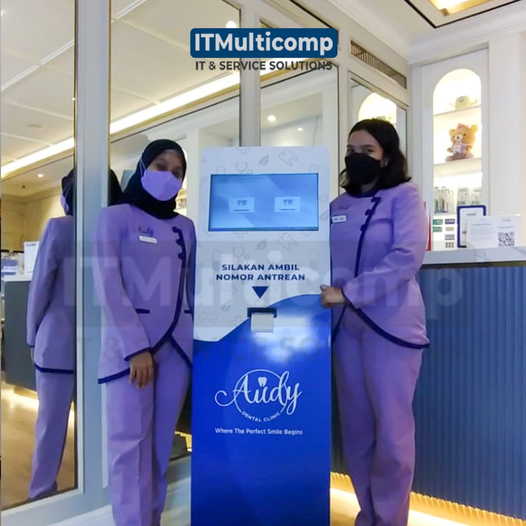 Pemasangan Mesin Antrian Klinik Dental Audy