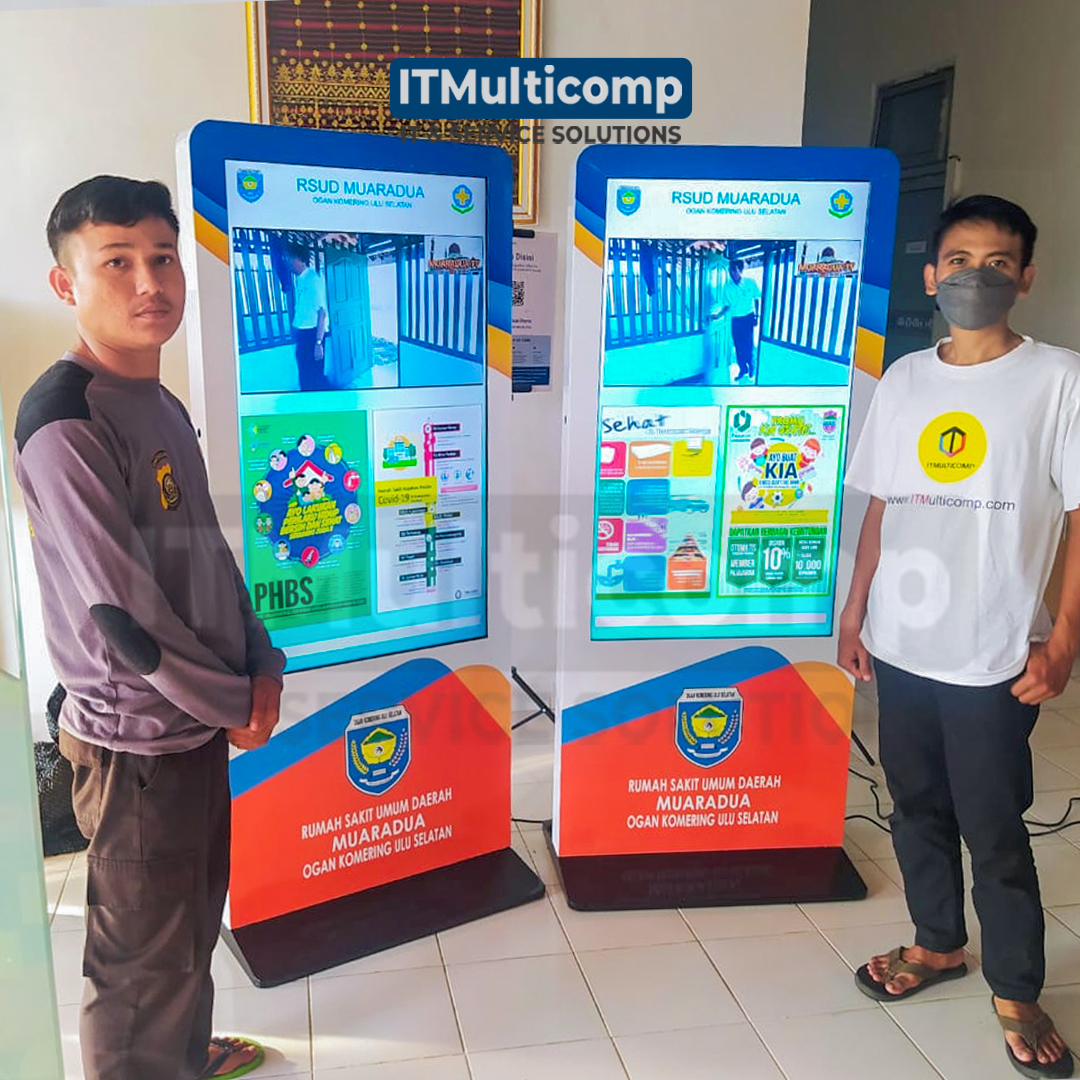 Pemasangan Digital Signage Rumah Sakit Umum Daerah Muaradua Ogan Komering Ulu Selatan