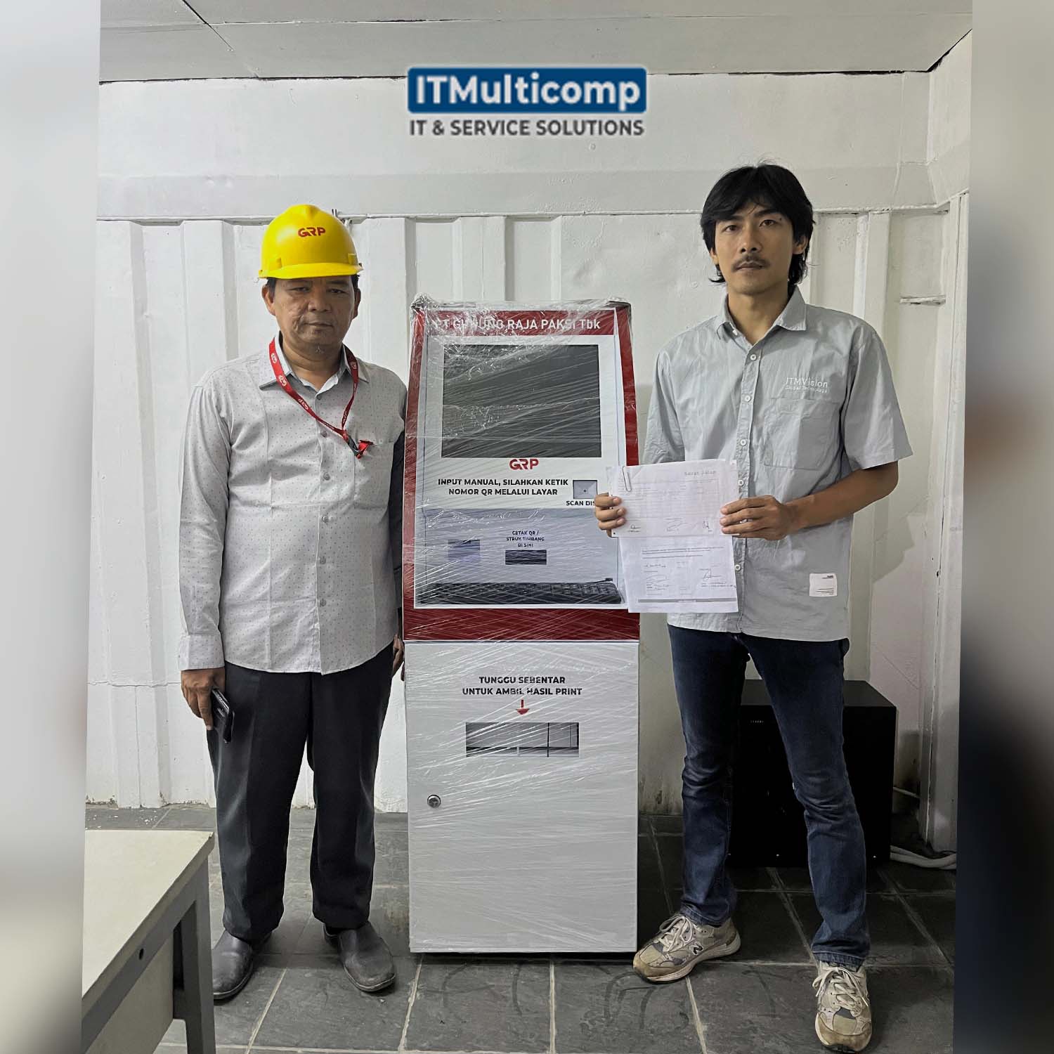 Pemasangan Mesin Anjungan di GRP