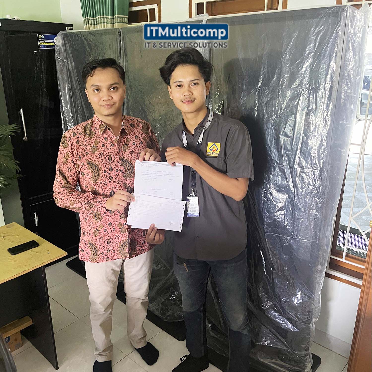 Pemasangan Digital Signage di Himpunan Kesehatan Lingkungan Indonesia Kabupaten Sukabumi